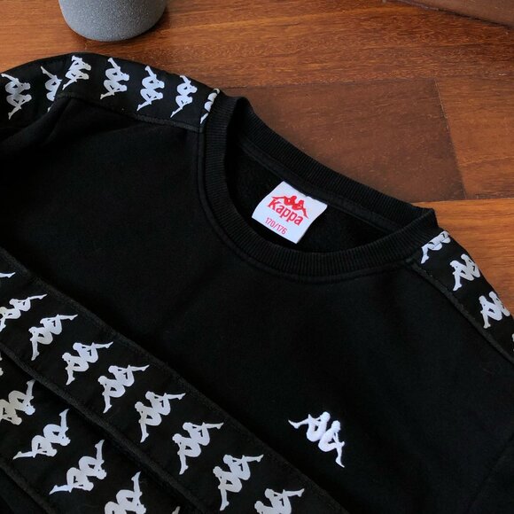 Kappa Sweatshirt Black - Picture 2 of 4